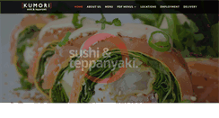 Desktop Screenshot of kumorisushi.com